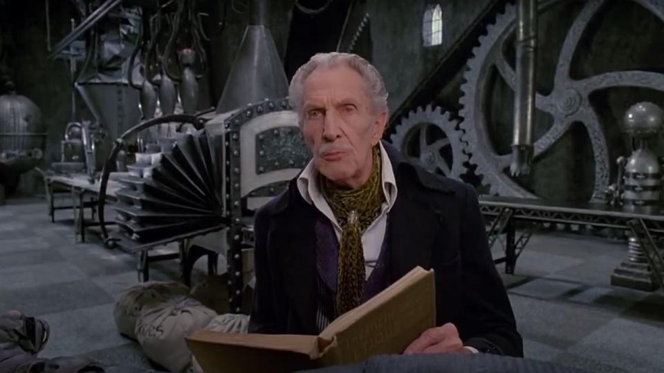 Vincent Price in Edward Scissorhands