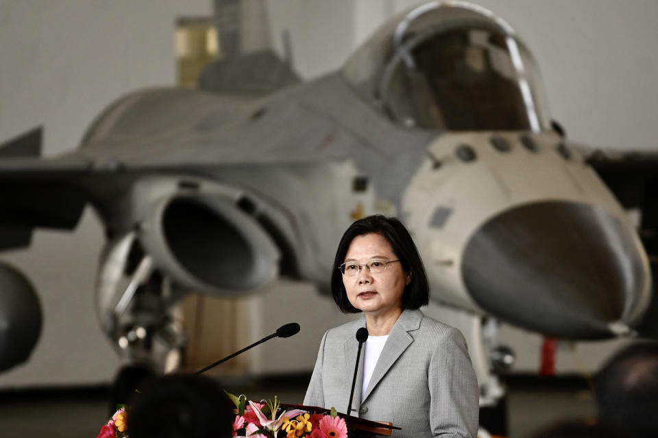 Image: Taiwanese President Tsai Ing-wen (Sam Yeh / AFP via Getty Images file)