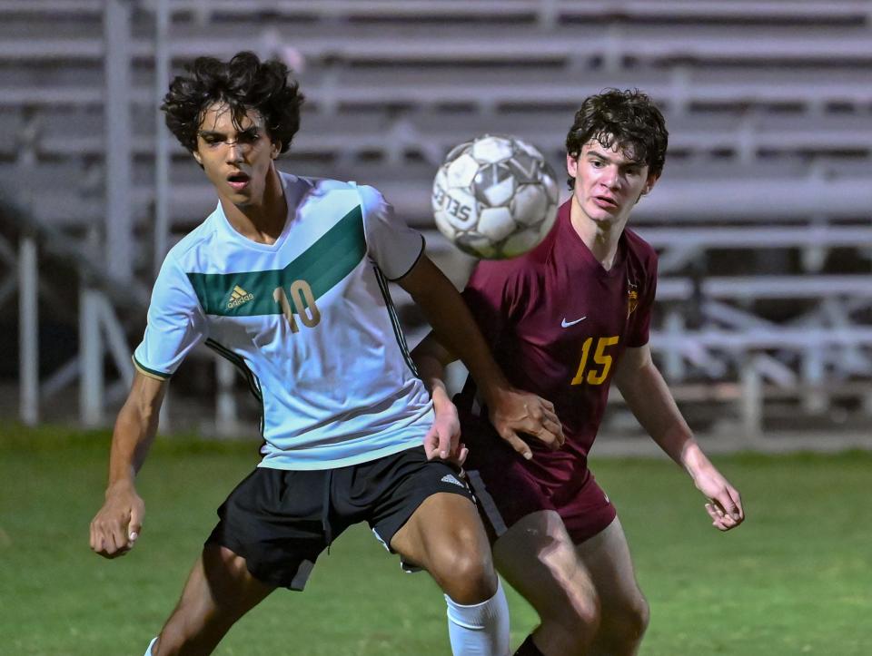 Abram Wilson (10) registered 12 goals and 11 assists as St. Joseph returned to the FHSAA Class 2A playoffs this seaosn.