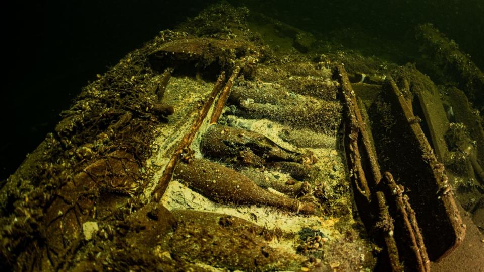 PHOTO: Baltictech divers discovered a 19th-century shipwreck off the coast of Sweden. (Tomasz Stachura/Baltictech)