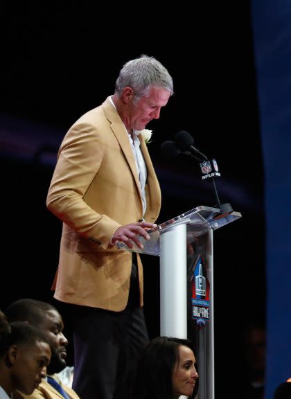 Brett Favre induction into Pro Football Hall of Fame