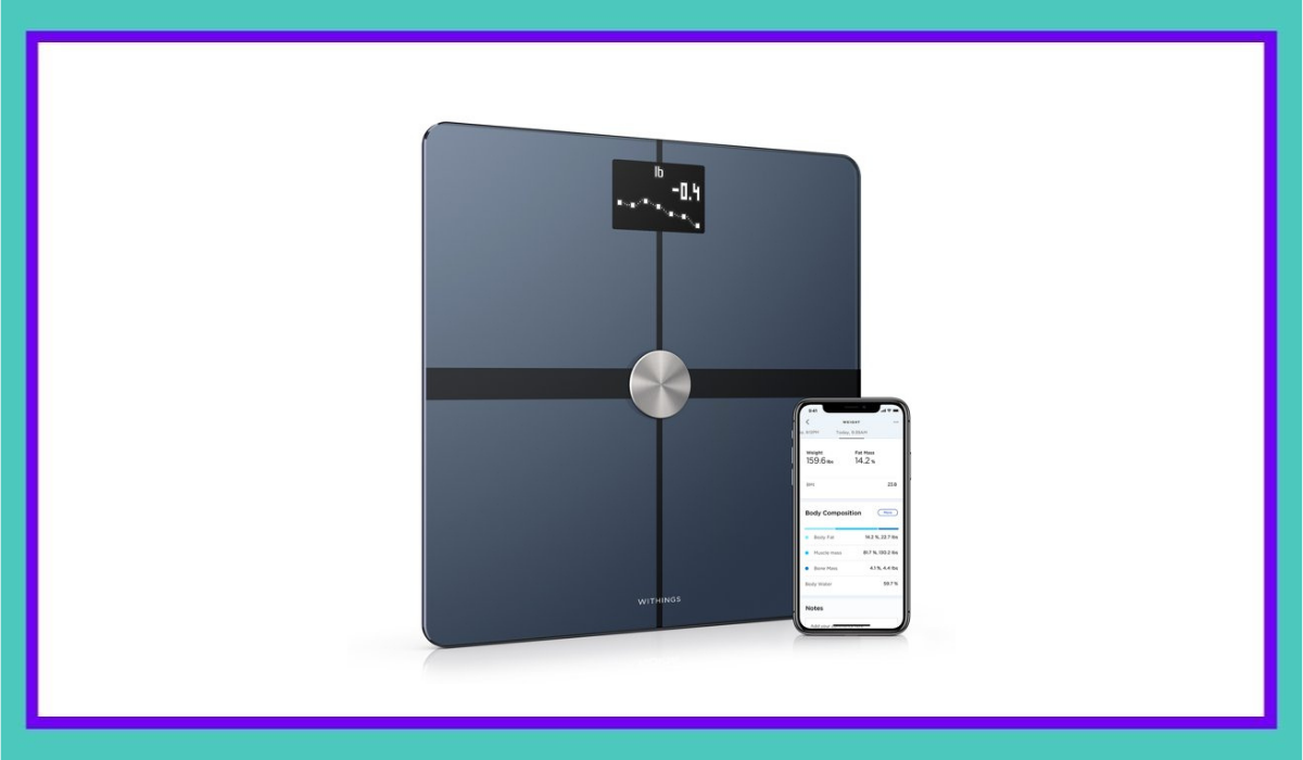 This smart scale can tell you the weather along with your weight. (Photo: Walmart)