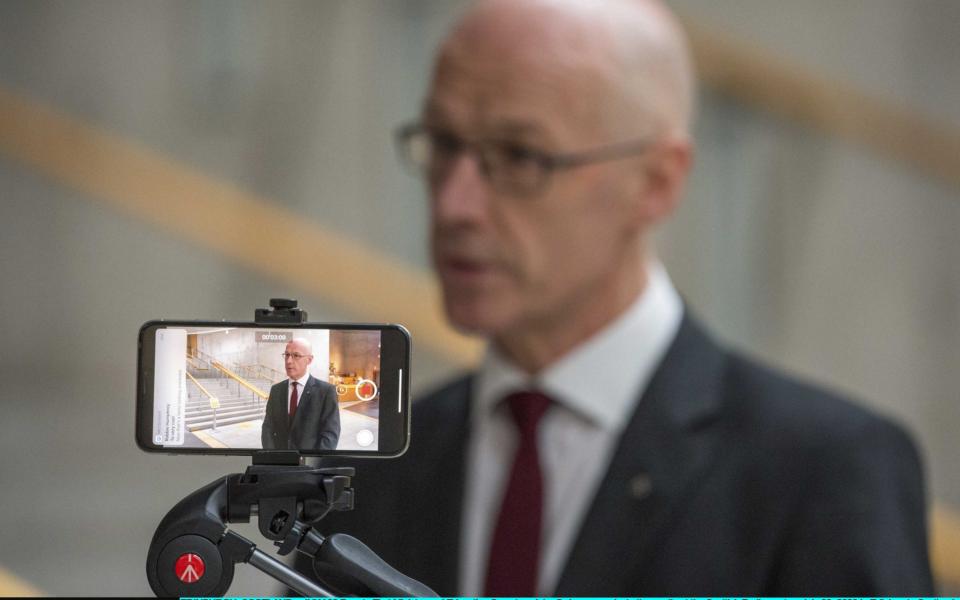 Larry Flanagan, of the EIS, wrote to John Swinney, the education secretary, with a litany of concerns - pool/Getty Images Europe