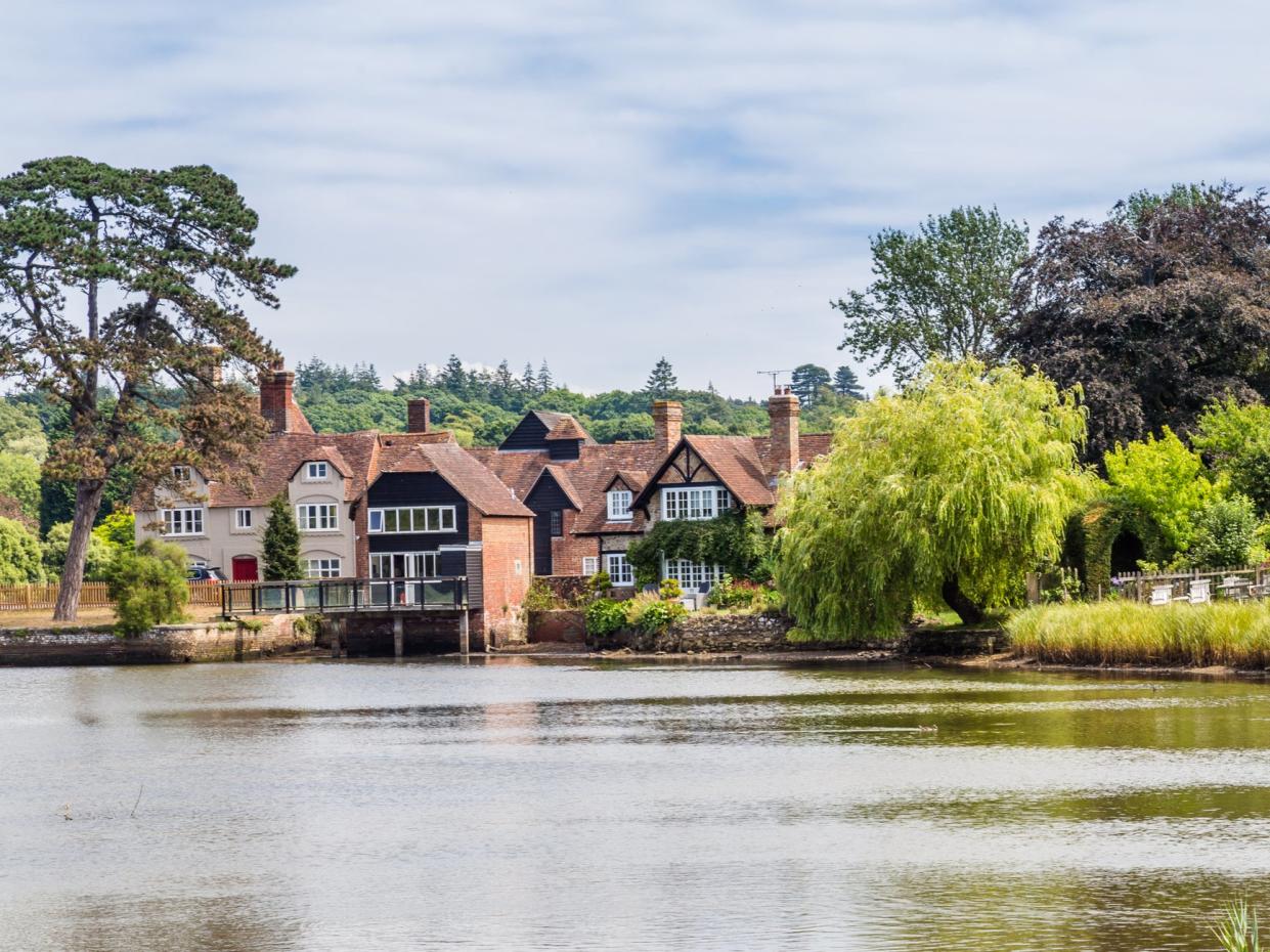 Homes in the historic Beaulieu village and river in the New Forest area of Hampshire (iStock)