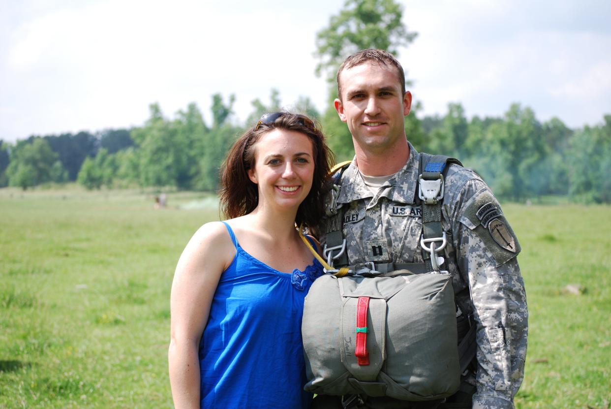 The author and her husband, Jason, in
Dahlonega, Georgia. May, 2012