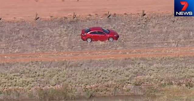 Stephanie Scott's car was found abandoned in a paddock near Leeton. Photo: 7News