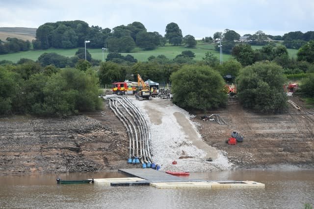 Toddbrook Reservoir damaged