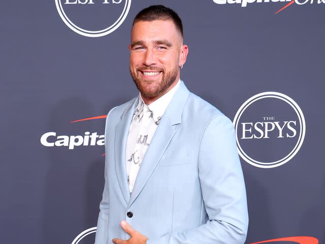 Leon Bennett/Getty Travis Kelce at the 2022 ESPYs