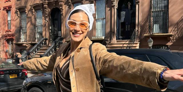 Bella Hadid in Louis Vuitton 2023 Sunglasses