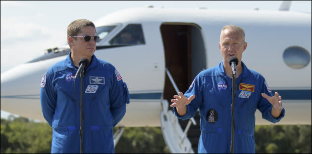 NASA astronauts Behnken and Hurley