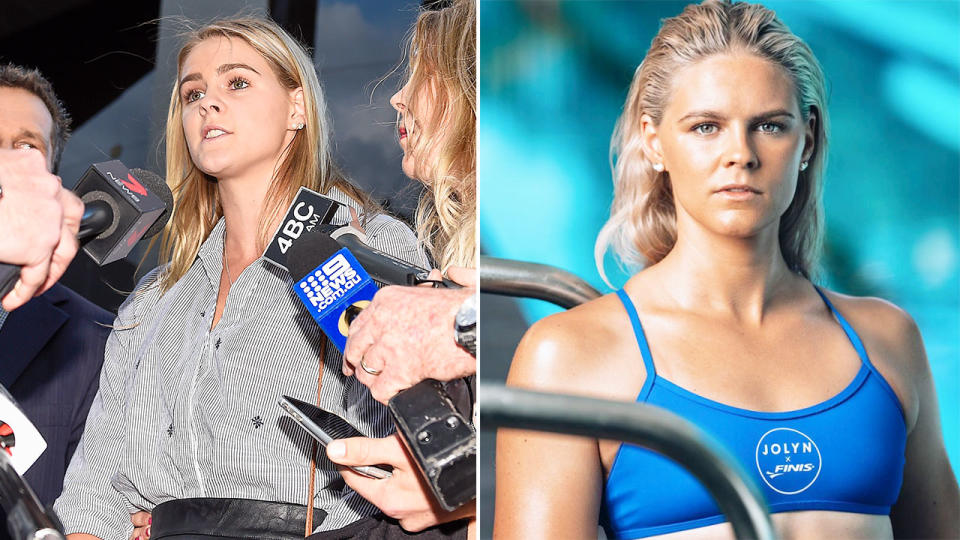 Pictured here, Aussie swimmer Shayna Jack.