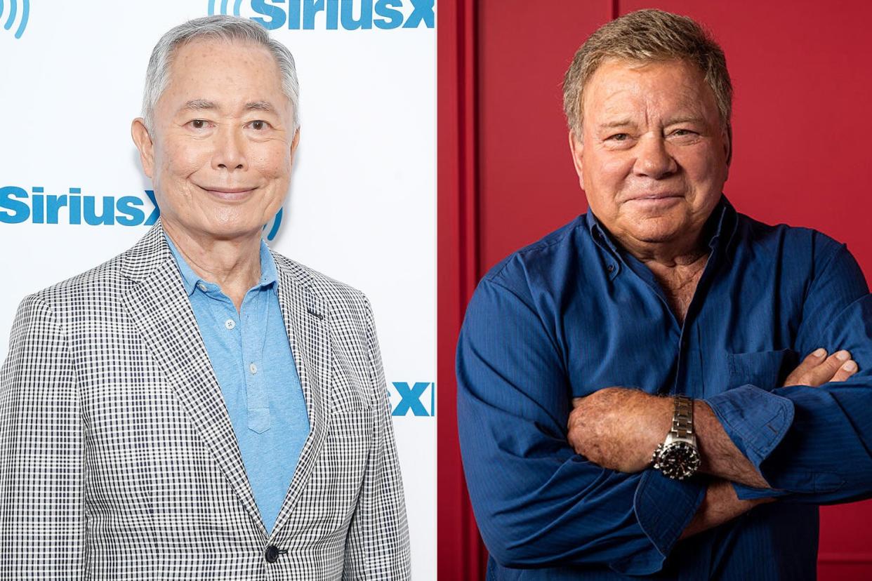 George Takei and William Shatner