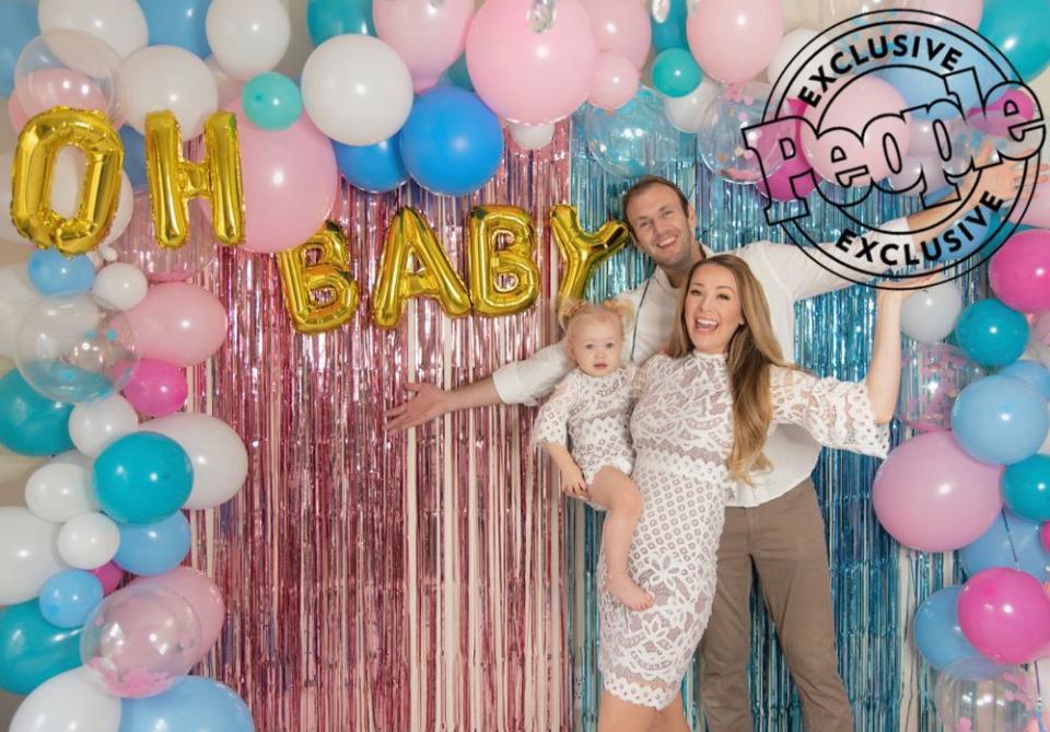 Jamie Otis, Doug Hehner and daughter Henley Grace | Zoe Vella