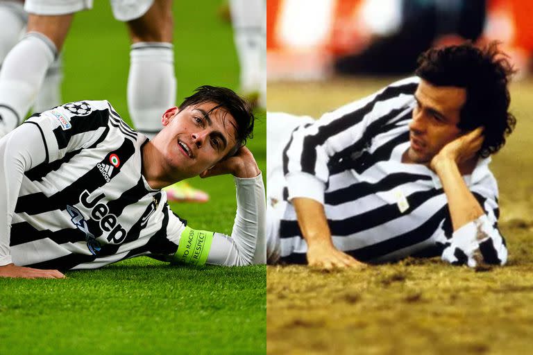 Paulo Dybala y Michel Platini, dos figuras históricas para Juventus