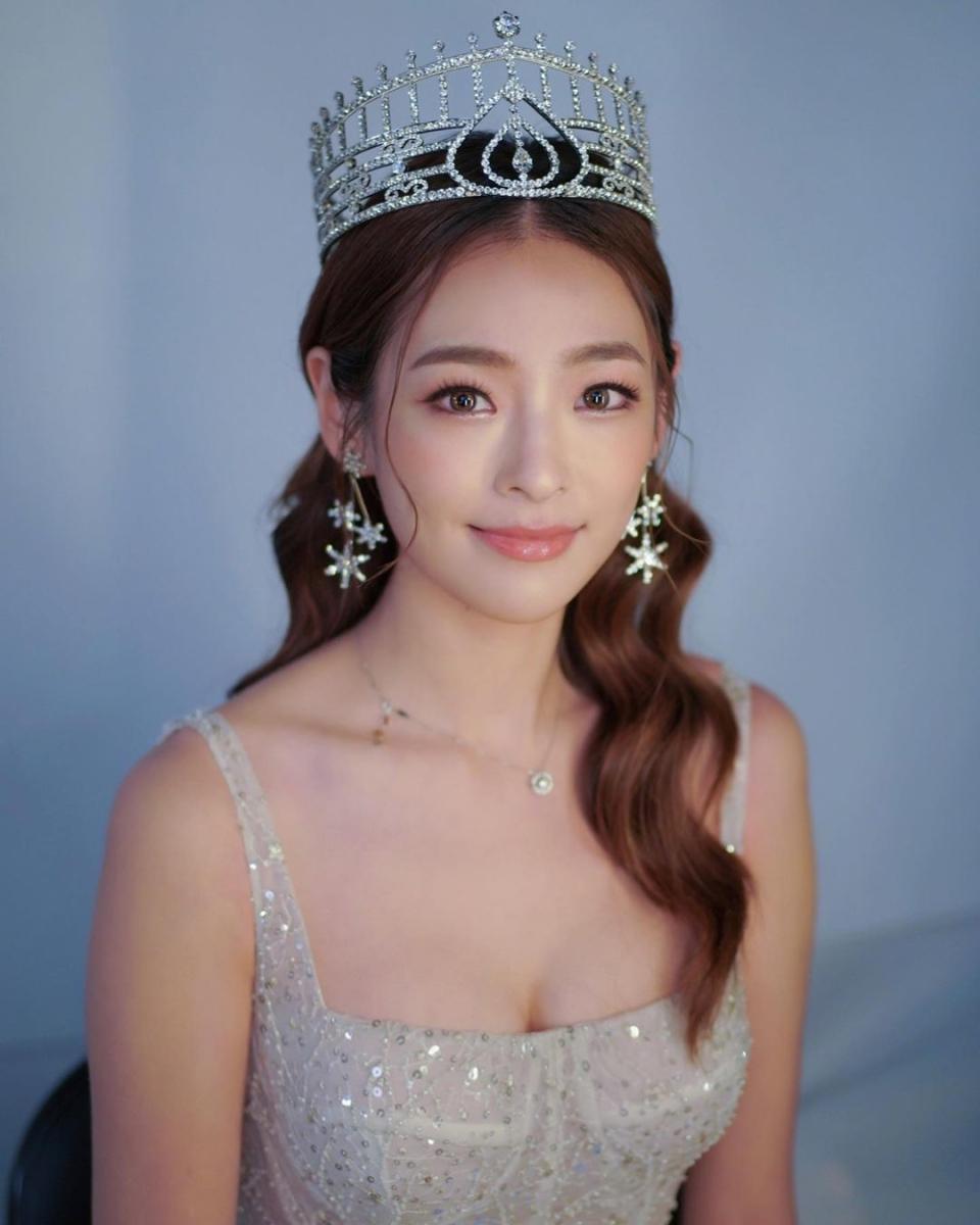 陳楨怡參加2020年香港小姐競選獲得亞軍。（圖／翻攝自陳楨怡Instagram）