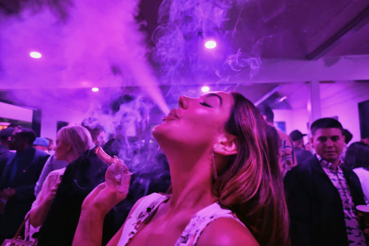 Saturday is 20 April, marking marijuana culture’s high holiday, with cannabis users across the globe set to come together to light up and celebrate 4/20 (Copyright 2019 The Associated Press. All rights reserved.)