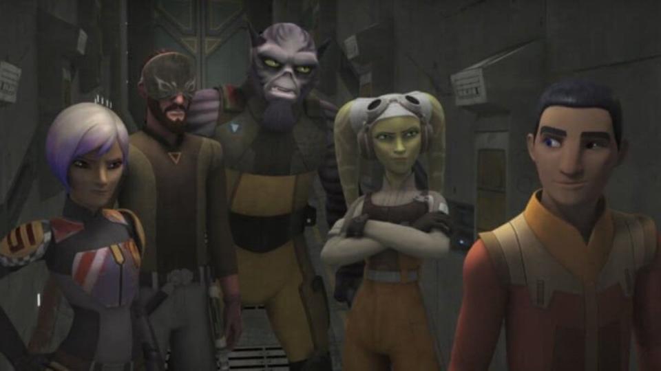 Star Wars Rebels the ghost crew