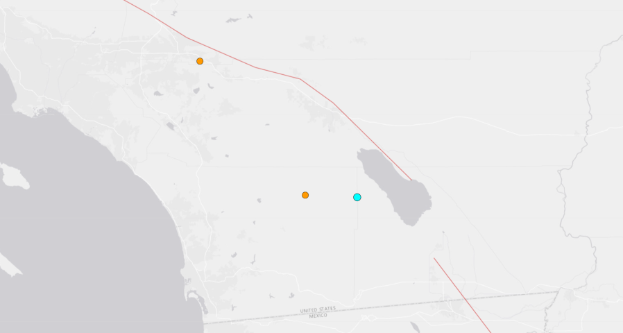 Earthquakes rattle Southern California over the weekend (Photo Courtesy: United States Geological Survey)