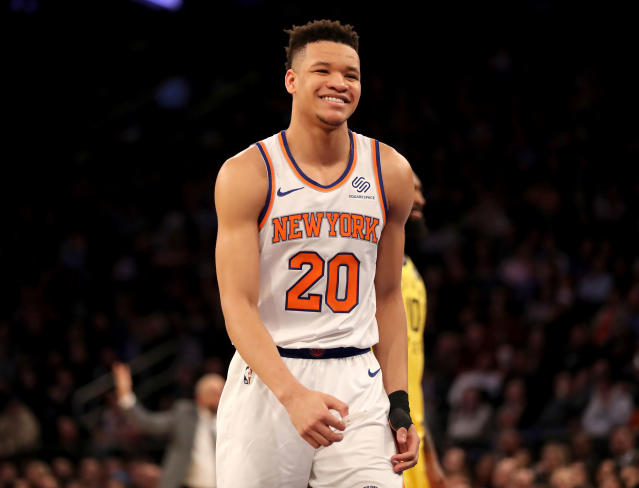 Kevin Knox to Knicks makes NBA history locally