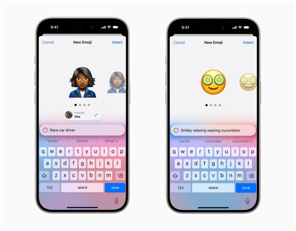 Creating new genmoji on iOS 18.