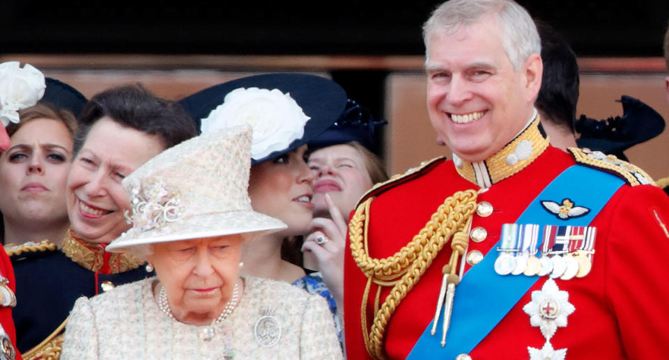 Prince Andrew has been stripped of his military titles and royal patronages by the queen. (Photo: Getty Images)