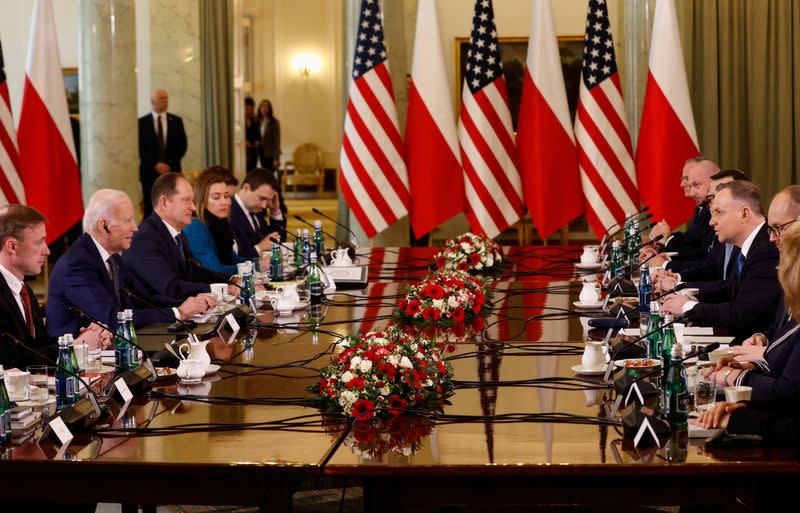 U.S. President Biden visits Poland