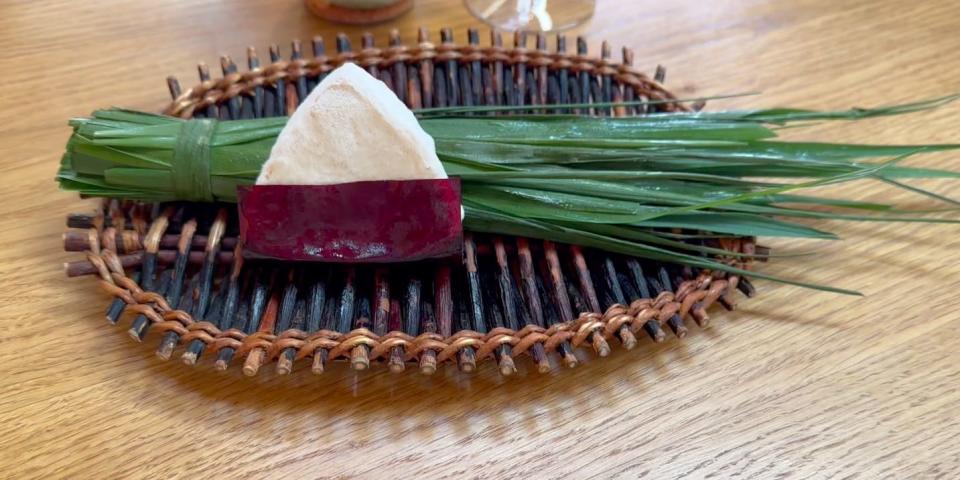 Molded onigiri at Noma.