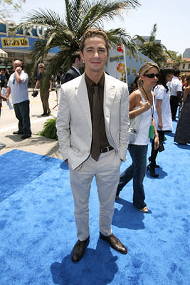 Shia LaBeouf at the premiere of Columbia Pictures' Surf's Up