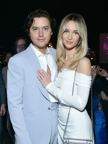 Araya Doheny/WireImage Cole Sprouse and Ari Fournier attend the special screening of HBO Max's "Moonshot" at E.P. & L.P. on March 23, 2022 in West Hollywood, California