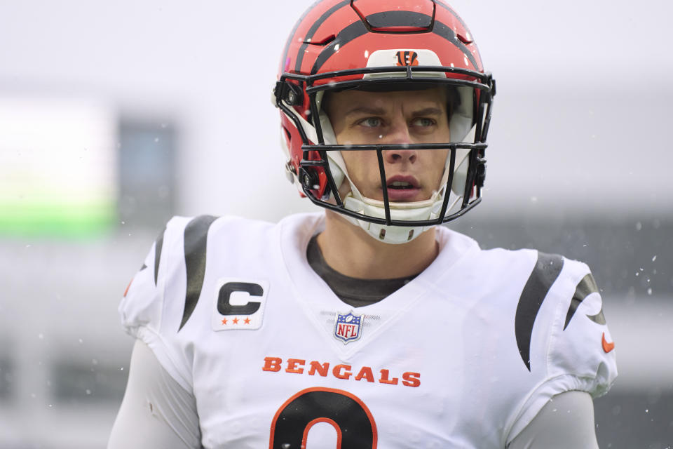 Joe Burrow's nascent legacy would receive a serious boost with a Super Bowl title this season. (Photo by Cooper Neill/Getty Images)