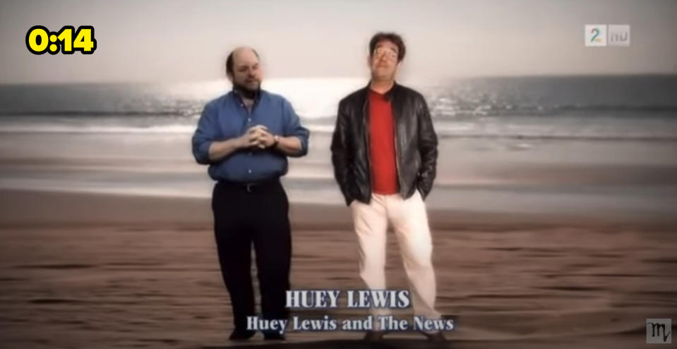 Huey Lewis and Jason Alexander