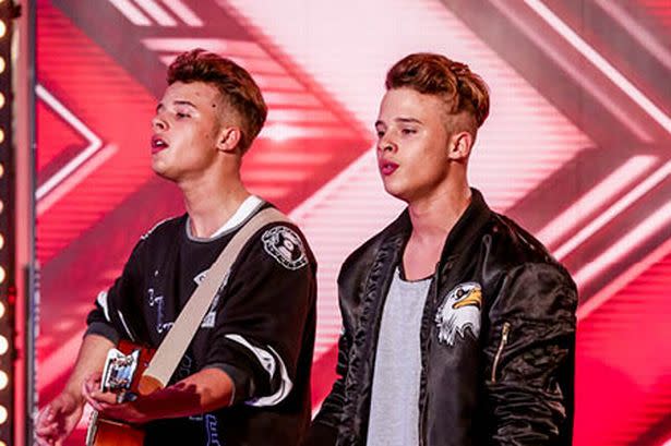 Josh and his brother, Kyle, have gone through to the X Factor lives