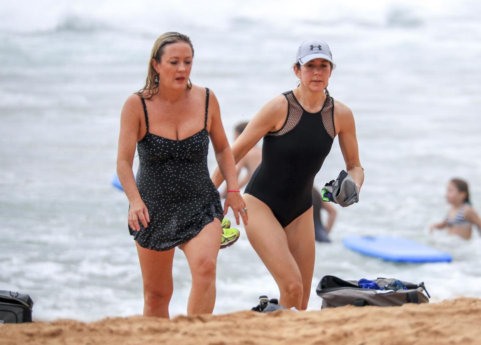 Princess Mary's Aussie family beach day