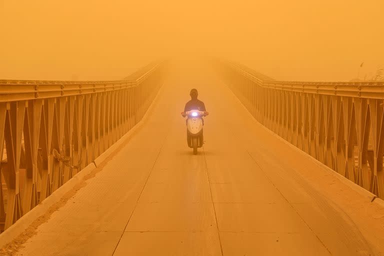 Tormenta de arena; irak; Bagdad; mundo; fotos del día;