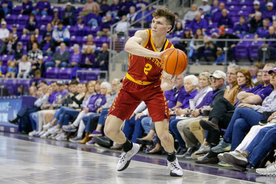 Caleb Grill's status for Iowa State's Big 12/SEC Challenge game at Missouri Saturday is yet to be determined.