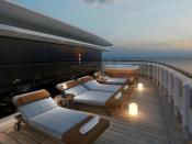 <p>Esta es la terraza de la suite, que mide 120 metros cuadrados y ofrece unas vistas espectaculares sobre la proa del barco. (Foto: <a rel="nofollow noopener" href="http://www.rssc.com/ships/seven_seas_splendor" target="_blank" data-ylk="slk:Regent Seven Seas Cruises;elm:context_link;itc:0;sec:content-canvas" class="link ">Regent Seven Seas Cruises</a>). </p>