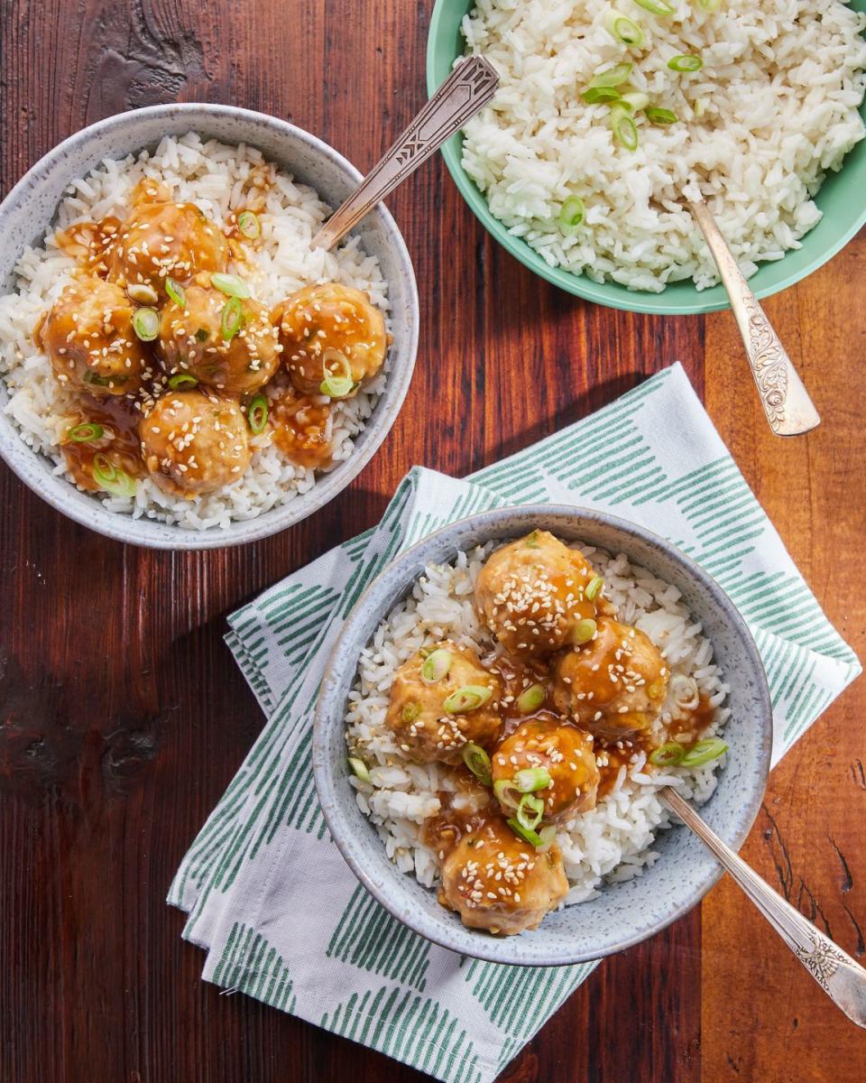 Sesame Chicken Meatballs