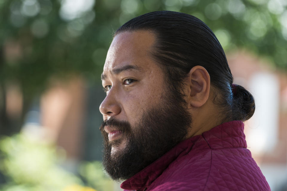<p>Cooper Andrews as Jerry in AMC’s <i>The Walking Dead.<br> (Photo: Gene Page/AMC)</i> </p>