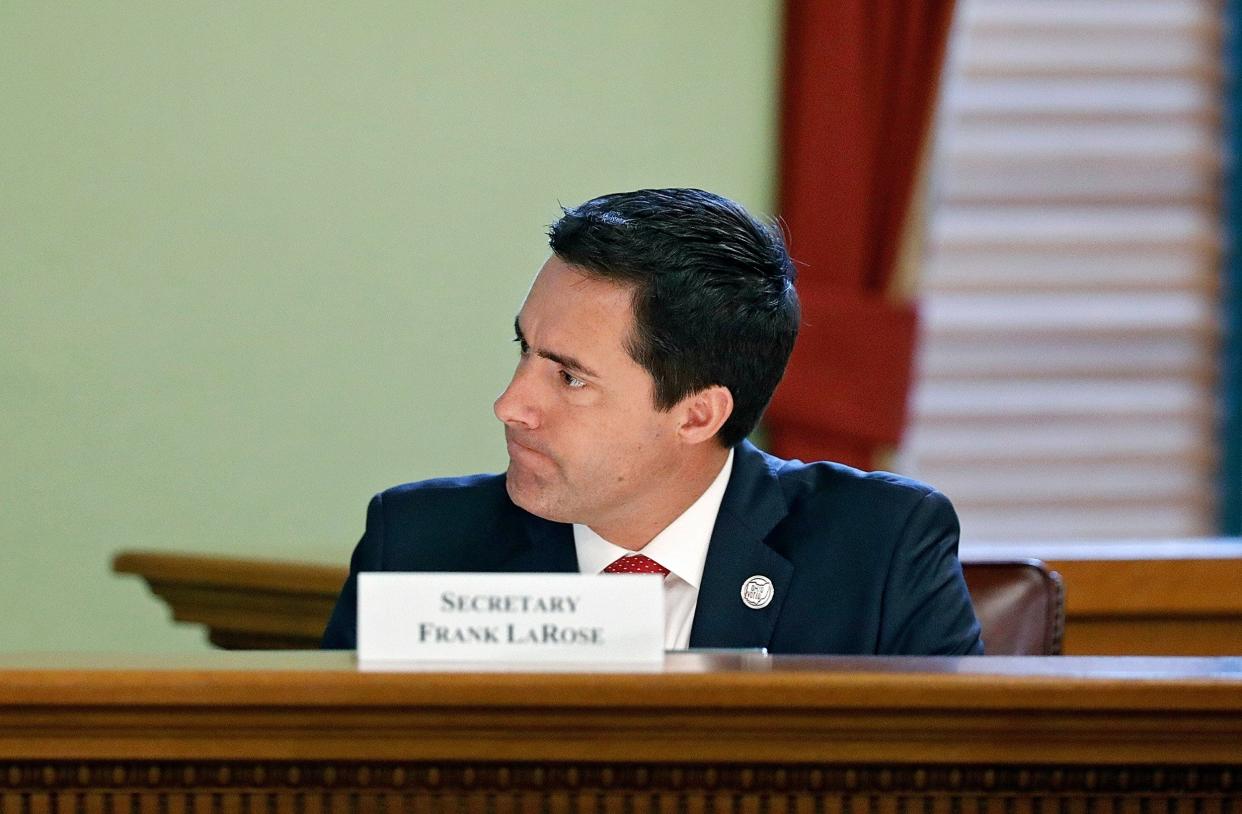 Ohio Secretary of State Frank LaRose announced Monday that he's running for U.S. Senate in 2024.