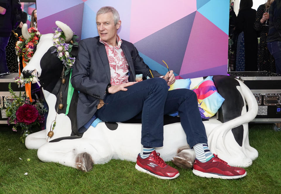 Jeremy Vine arrives at the Curzon in Bloomsbury. (Getty)