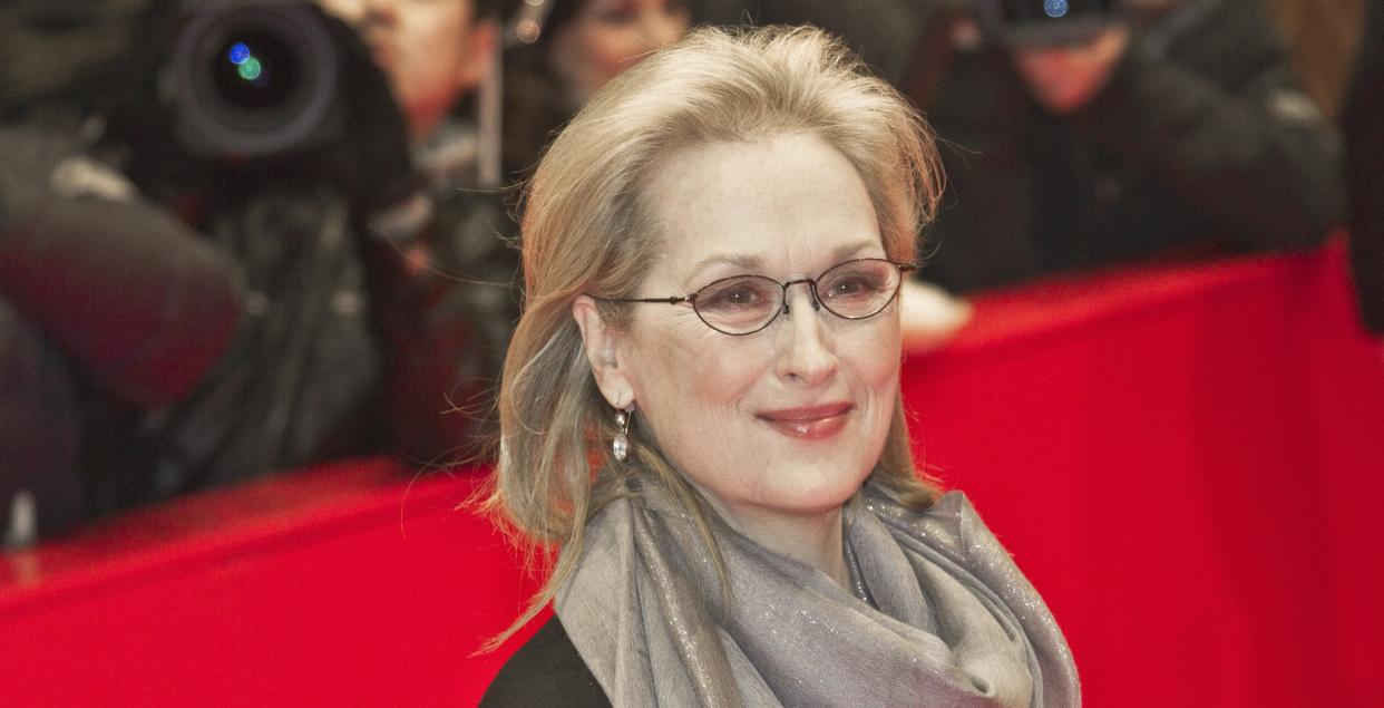 Meryl Streep on the red carpet