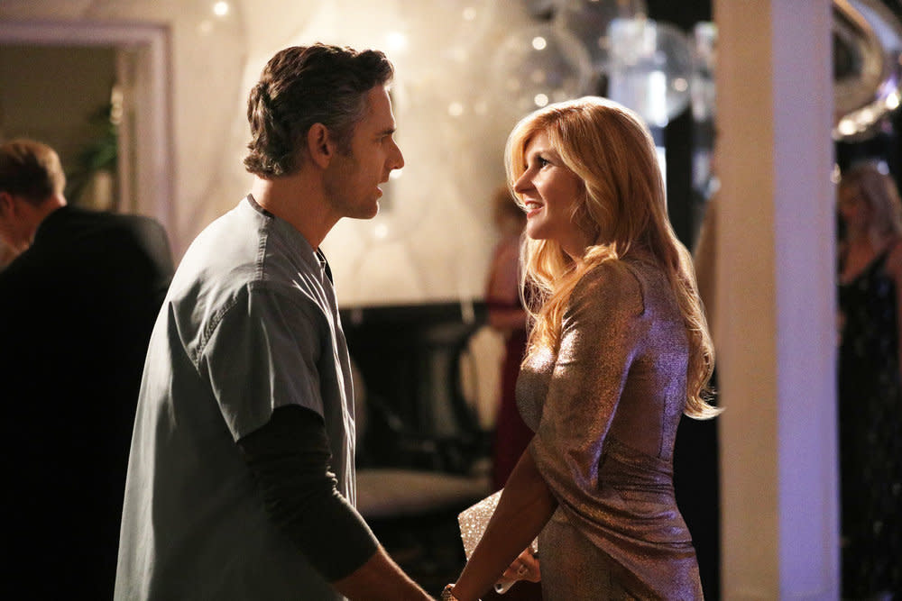 Eric Bana and Connie Britton in Bravo's "Dirty John." (Photo: Jordin Althaus/Bravo)