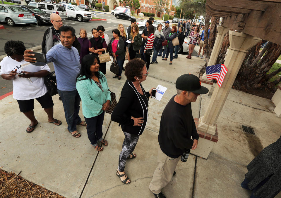 Early voting in Los Angeles