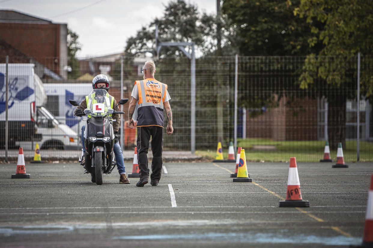 Electric motorcycle training