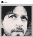 King Khan gifted a black and white portrait of himself, to his fans, as his first upload on the site. It's been seven years since his IG debut.