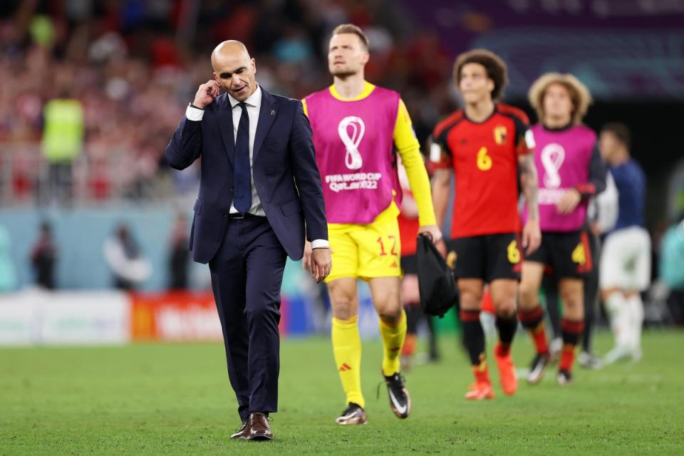 Roberto Martinez’s job as Belgium boss is on the line (Getty)