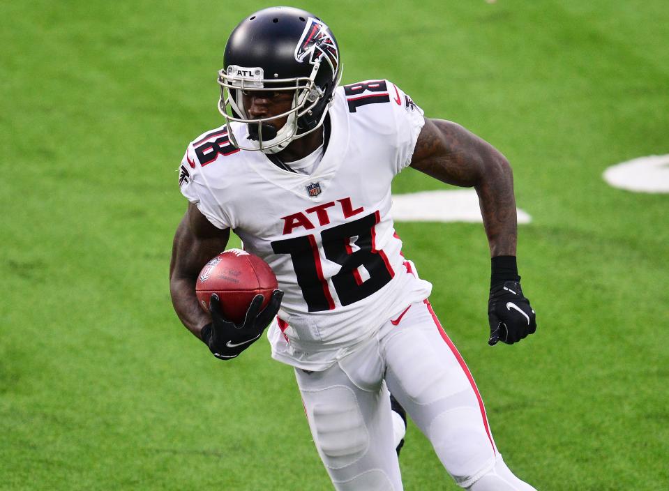 Former Atlanta Falcons wide receiver Calvin Ridley is currently serving a one-season suspension for betting on NFL games. Ridley was recently acquired in a trade by the Jacksonville Jaguars.