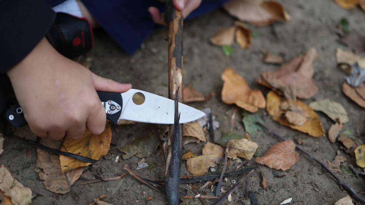  5 reasons you need a camping knife: knife. 