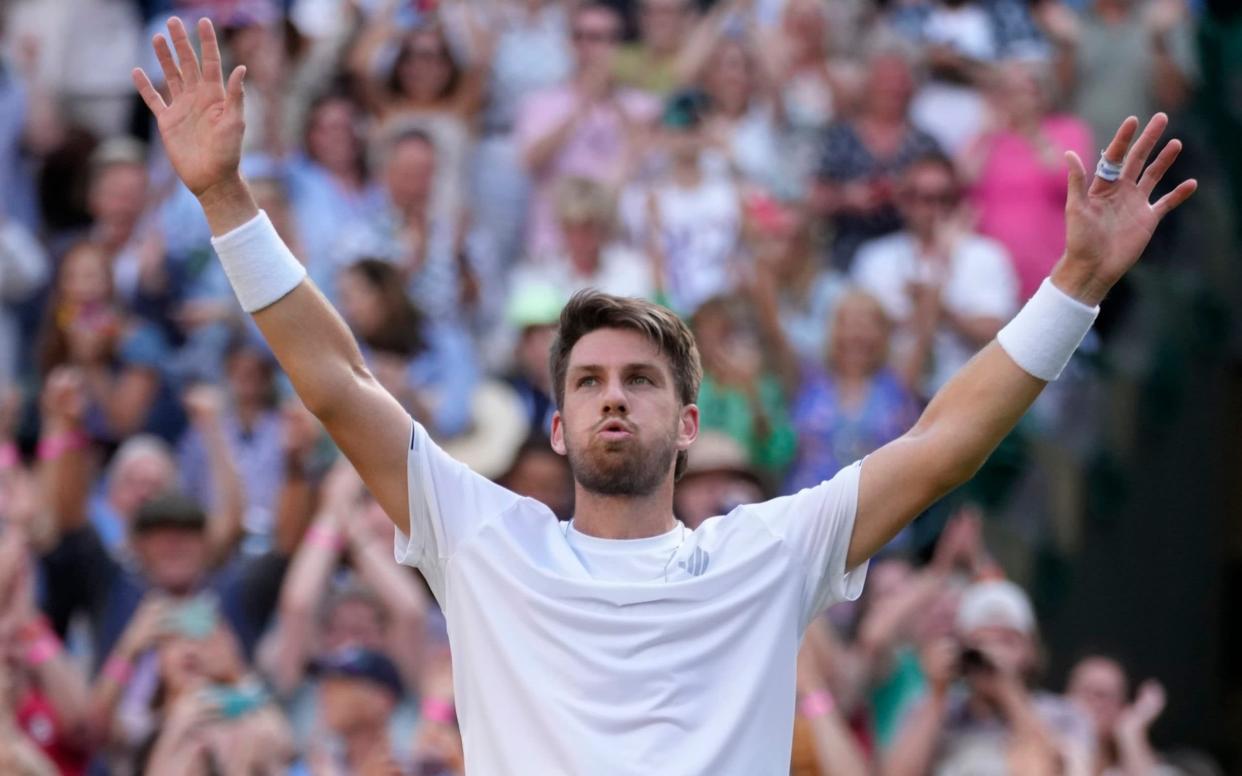 cameron norrie vs david goffin live score wimbledon 2022 latest - AP