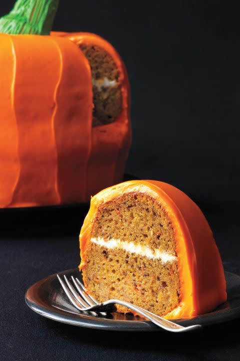 Pumpkin Carrot Cake With Cream Cheese Frosting